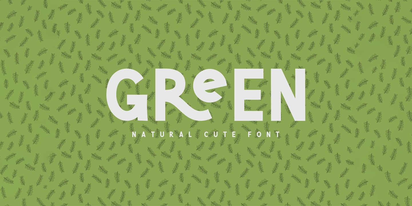 Example font Green Narcu #1